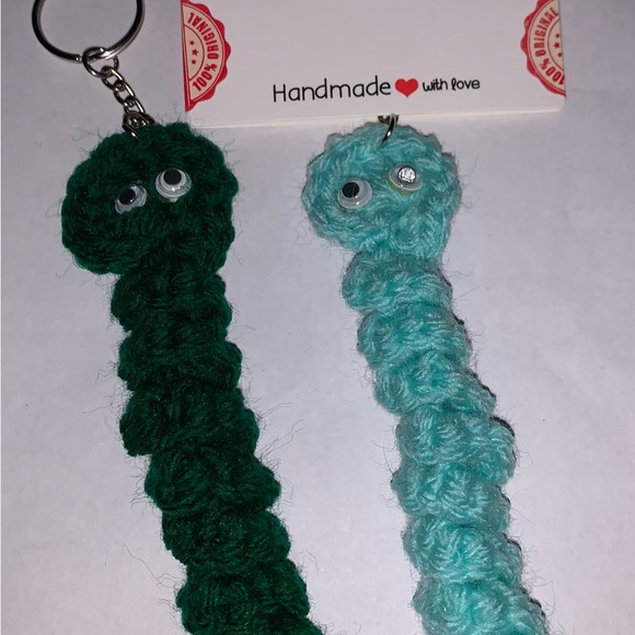 Handmade Crochet Worry Worm keychains (Pics coming soon) - Picture 2 of 5